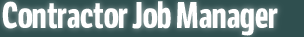 Contractor Job Manager